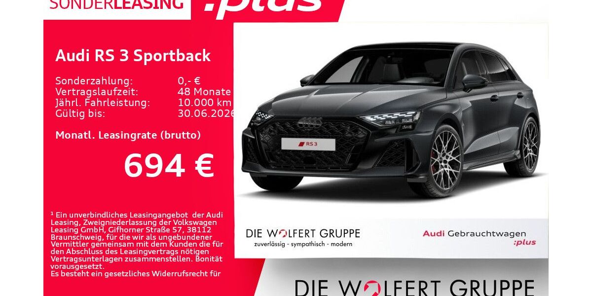 Audi RS3 4.853 km 63.880 &euro; Großwallstadt 63868
