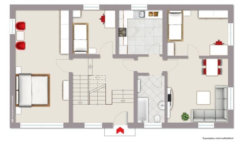 Einfamilienhaus Babenhausen - 6 Zimmer, 220 m&sup2;, 349.000&euro; | Angebot:26082001