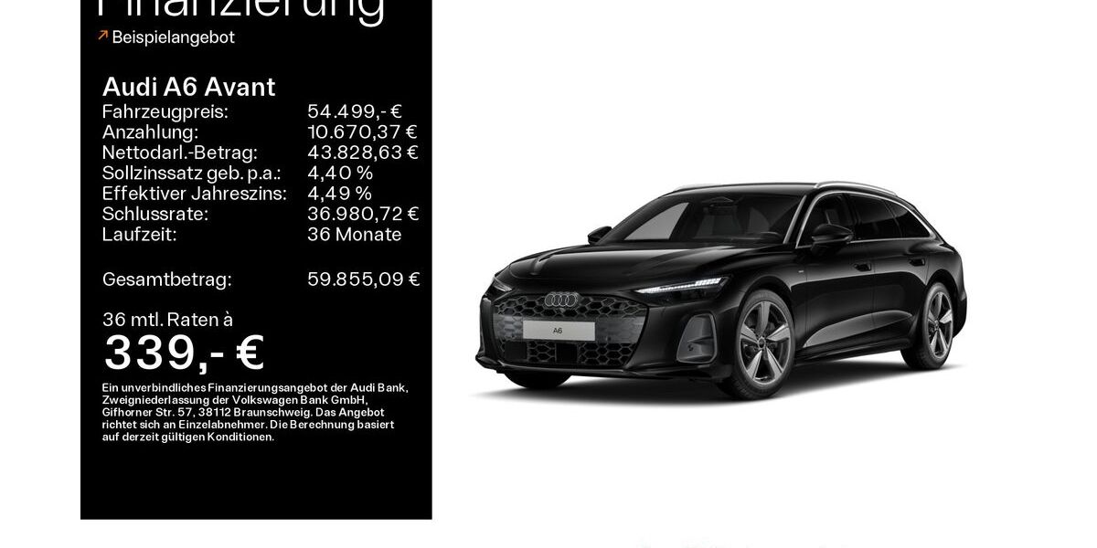 Audi A6 20.200 km 54.499 &euro; Linsengericht 63589