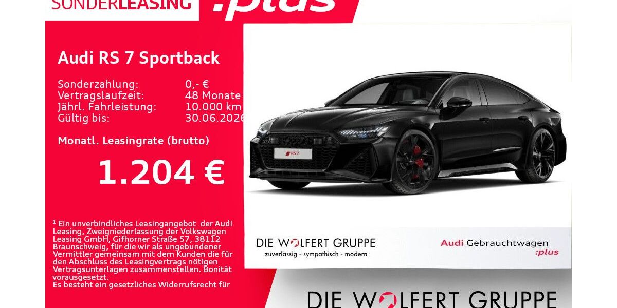 Audi RS7 6.706 km 119.660 &euro; Großwallstadt 63868