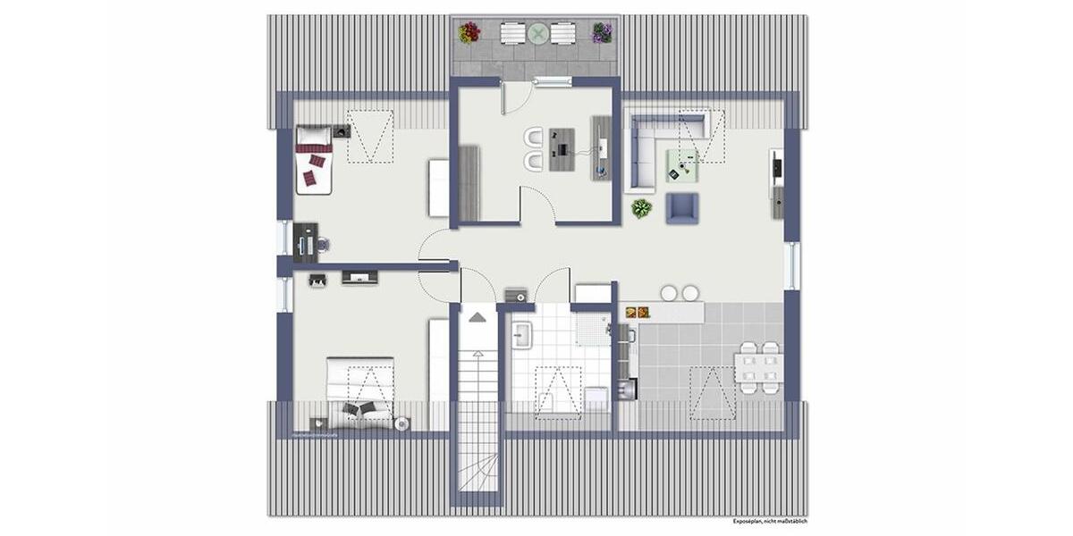 Dachgeschoßwohnung Groß-Umstadt Umstadt - 4 Zimmer, 87 m&sup2;, 1.140&euro; | Angebot:26677535