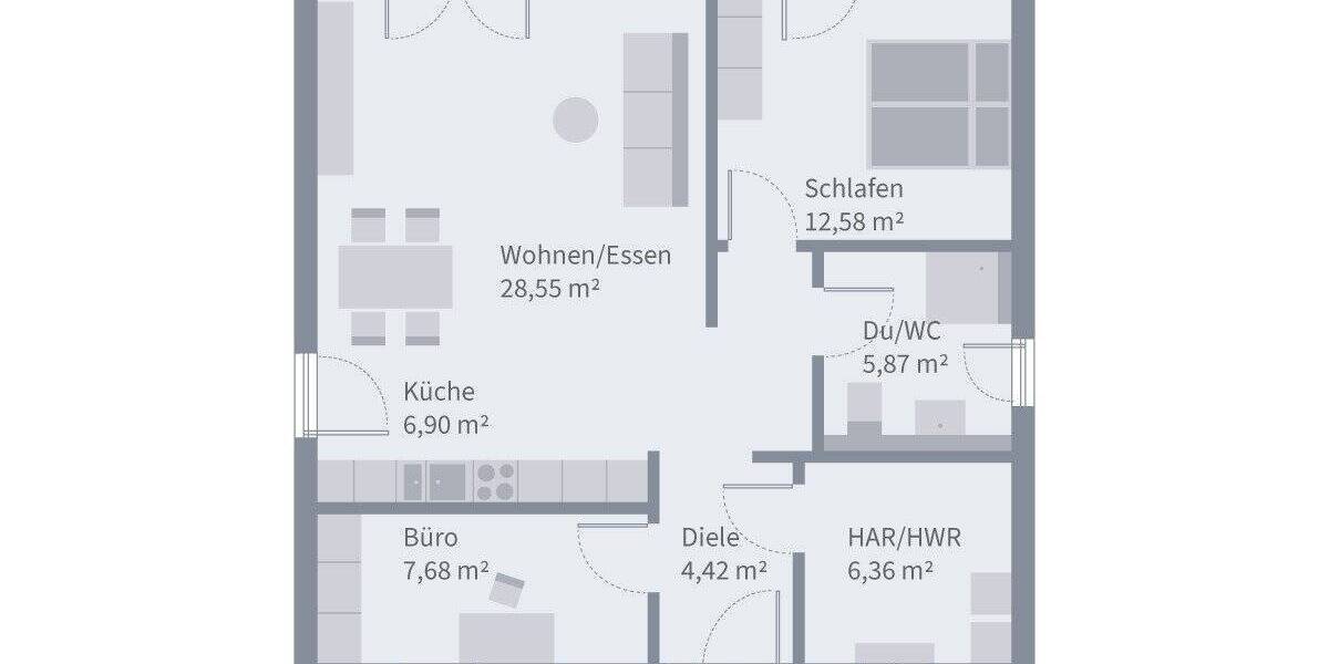 Bungalow Groß-Umstadt Umstadt - 2 Zimmer, 72 m&sup2;, 481.000&euro; | Angebot:25775538