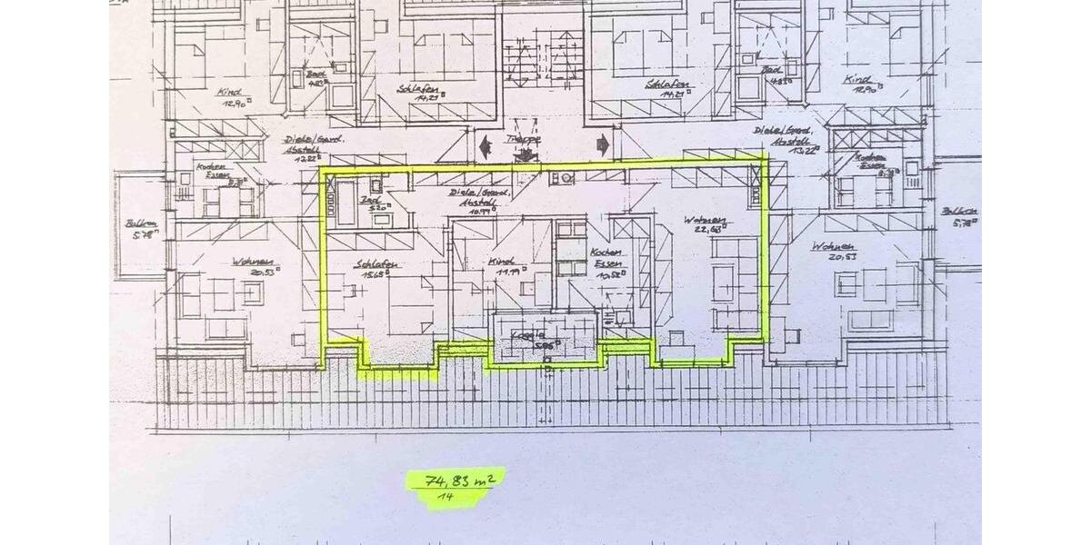 Dachgeschoßwohnung Klingenberg am Main - 3 Zimmer, 75 m&sup2;, 600&euro; | Angebot:26381386