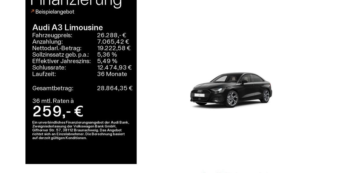 Audi A3 62.800 km 25.888 &euro; Mühlheim 63165