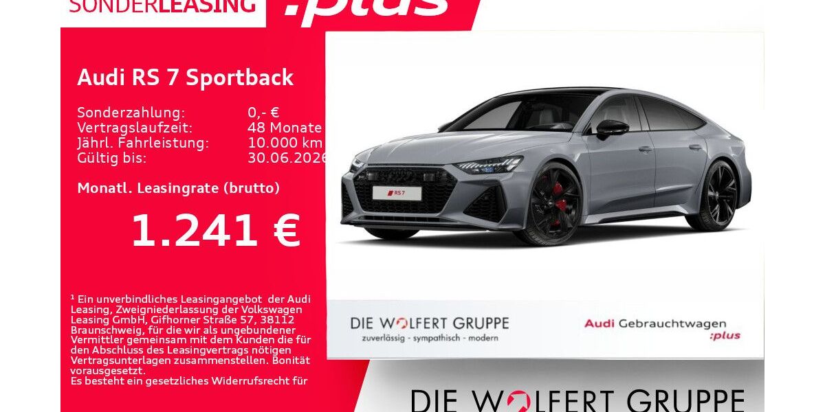 Audi RS7 16.243 km 119.330 &euro; Großwallstadt 63868