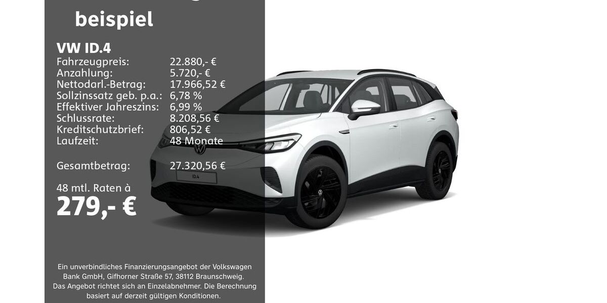 VW ID.4 120.191 km 22.880 &euro; Groß-Umstadt 64823