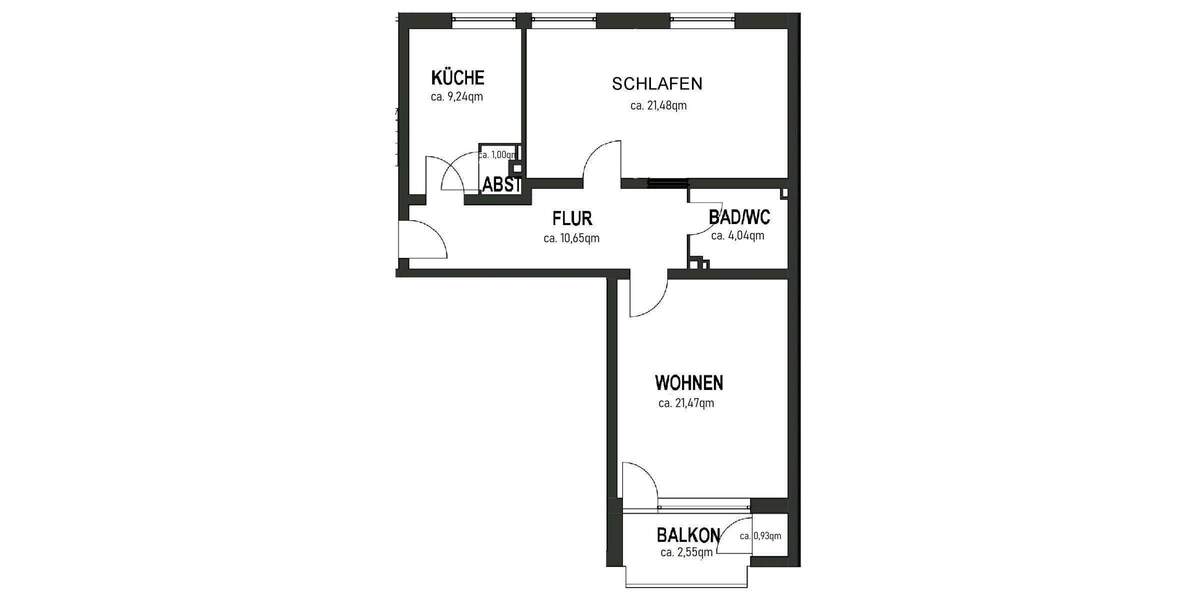 Etagenwohnung Heusenstamm - 2 Zimmer, 71 m&sup2;, 244.000&euro; | Angebot:25877680