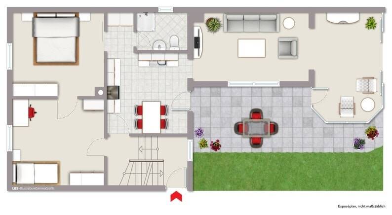 Mehrfamilienhaus, Wohnhaus Rodgau Weiskirchen - 7 Zimmer, 164 m&sup2;, 499.000&euro; | Angebot:25743055