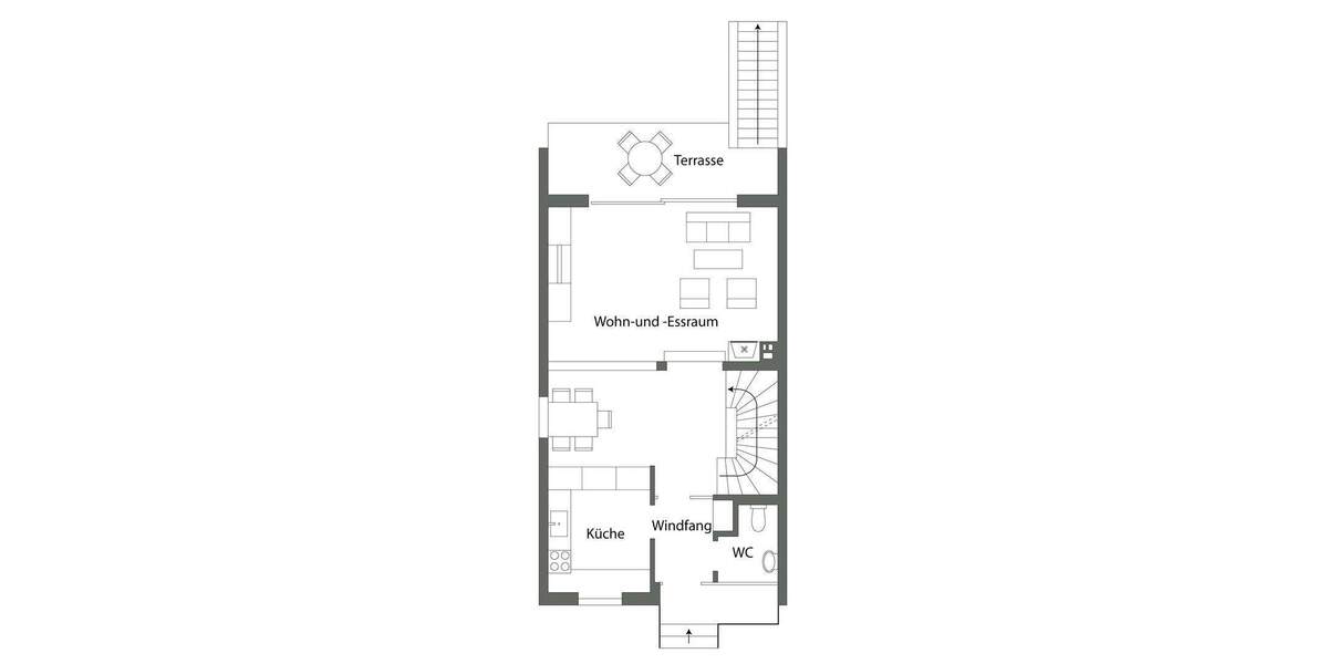 Reihenmittelhaus Aschaffenburg Damm - 5 Zimmer, 135 m&sup2;, 399.000&euro; | Angebot:25749975