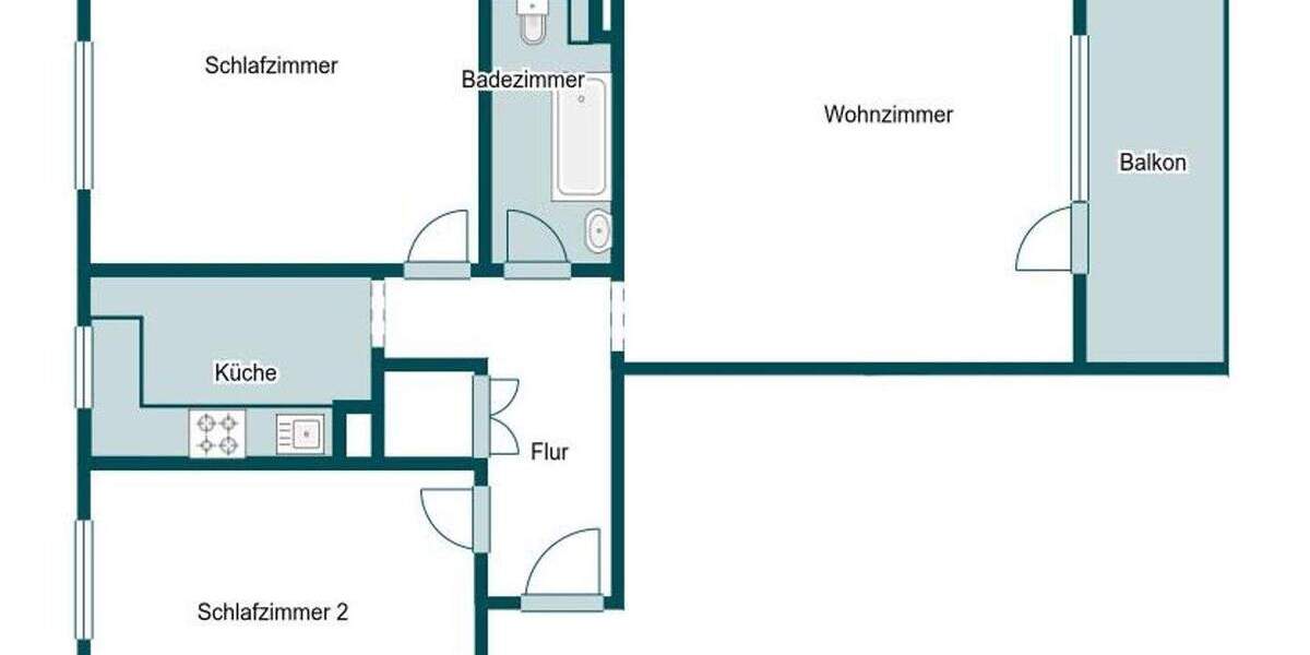 Etagenwohnung Rodgau Nieder-Roden - 3 Zimmer, 72 m&sup2;, 199.999&euro; | Angebot:25911347