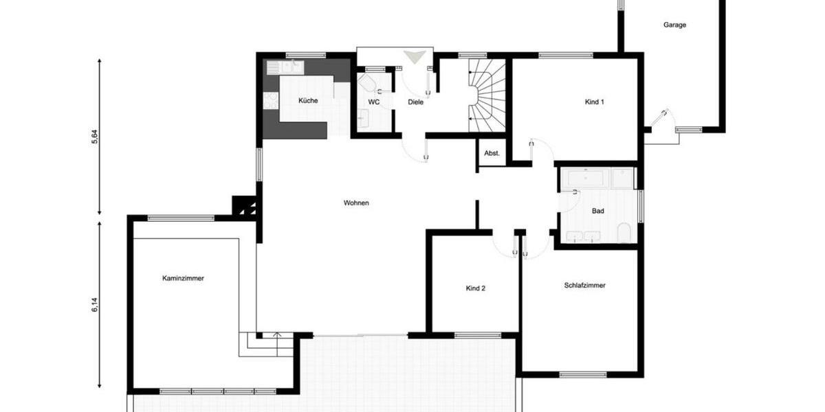 Bungalow Aschaffenburg Damm - 5 Zimmer, 185 m&sup2;, 999.000&euro; | Angebot:26291274