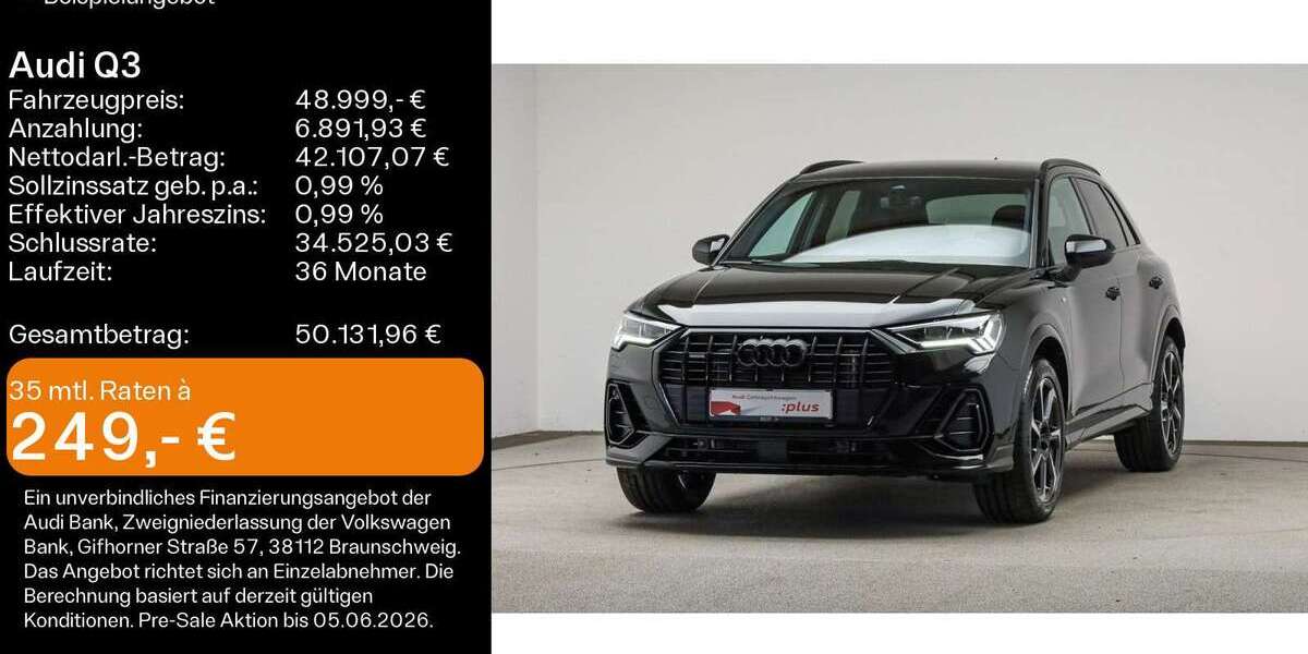 Audi Q3 9.500 km 48.999 &euro; Mühlheim a. Main 63165