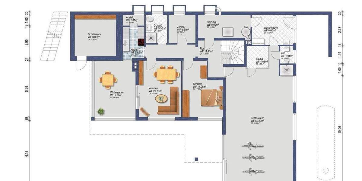 Einfamilienhaus Klingenberg am Main Röllfeld - 1 Zimmer, 477 m&sup2;, 1.290.000&euro; | Angebot:25678498