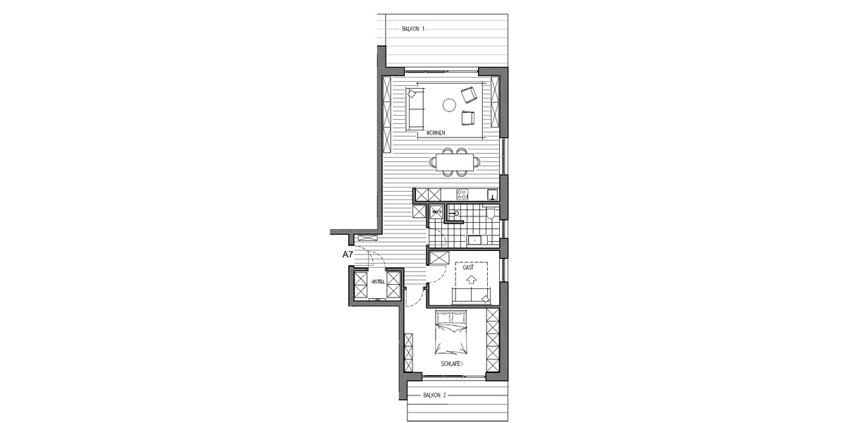 Etagenwohnung Seligenstadt Klein-Welzheim - 3 Zimmer, 85 m&sup2;, 549.000&euro; | Angebot:26256819
