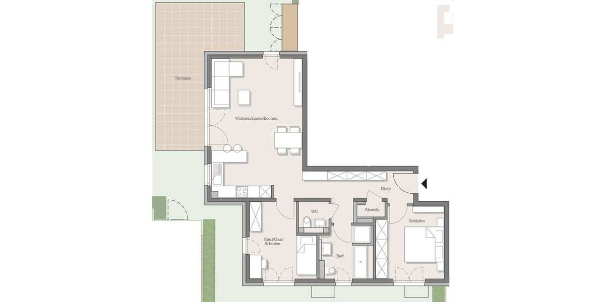 Etagenwohnung Hanau-Steinheim Steinheim - 3 Zimmer, 89 m&sup2;, 498.900&euro; | Angebot:25704354