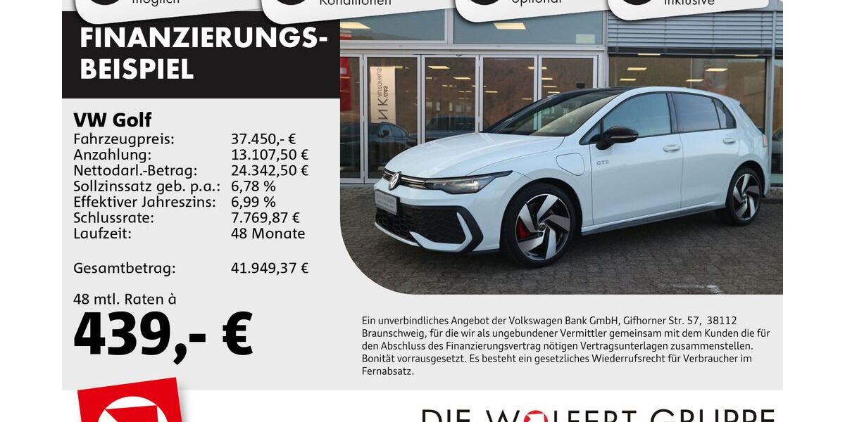 VW Golf 6.791 km 37.450 &euro; Laudenbach 63925