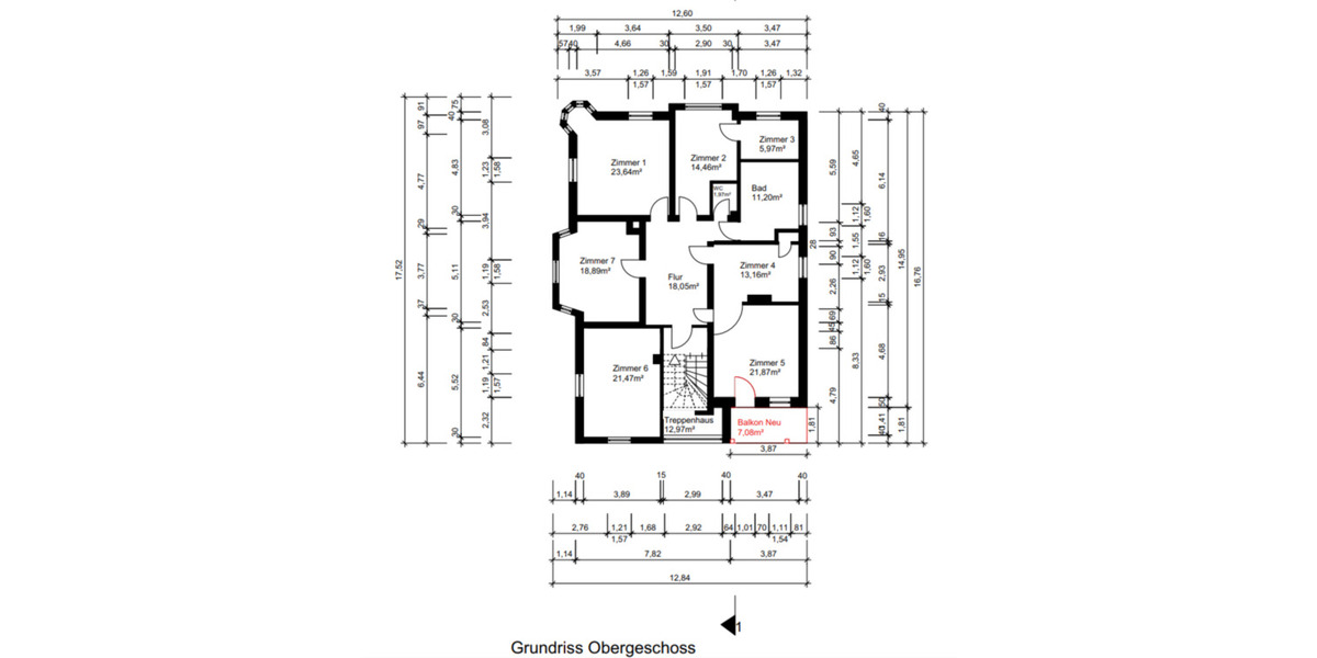 Etagenwohnung Obernburg am Main - 4 Zimmer, 152 m&sup2;, 1.300&euro; | Angebot:25217097