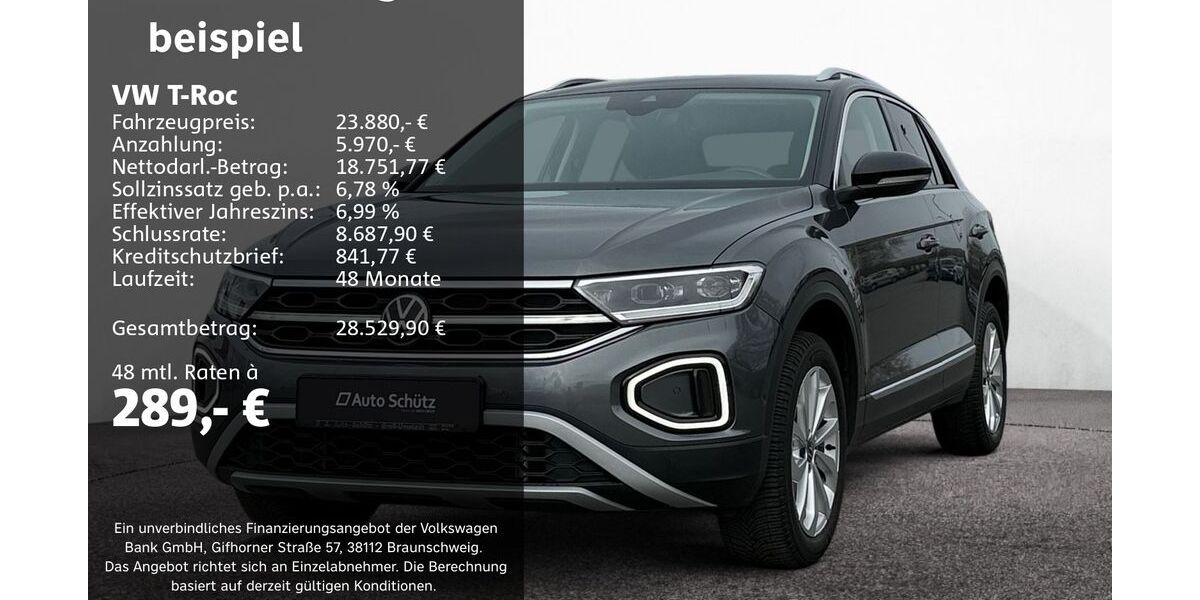 VW T-Roc 41.320 km 23.880 &euro; Groß-Umstadt 64823
