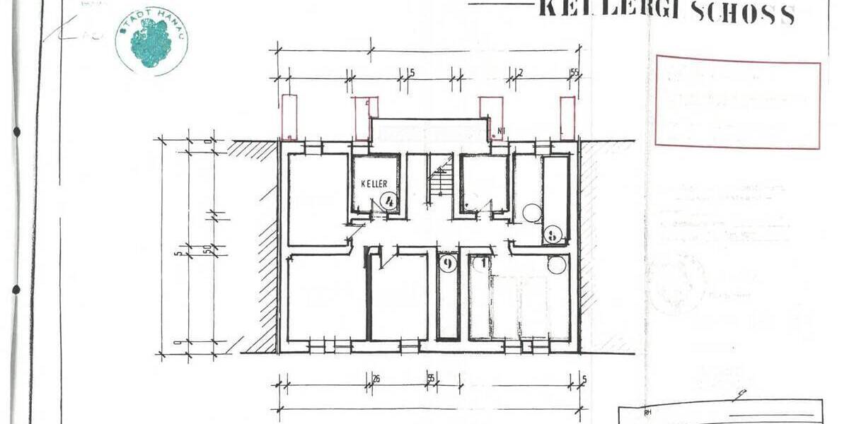 Mehrfamilienhaus, Wohnhaus Hanau / Kesselstadt Hanau - 2 Zimmer, 686 m&sup2;, 2.300.000&euro; | Angebot:26345991