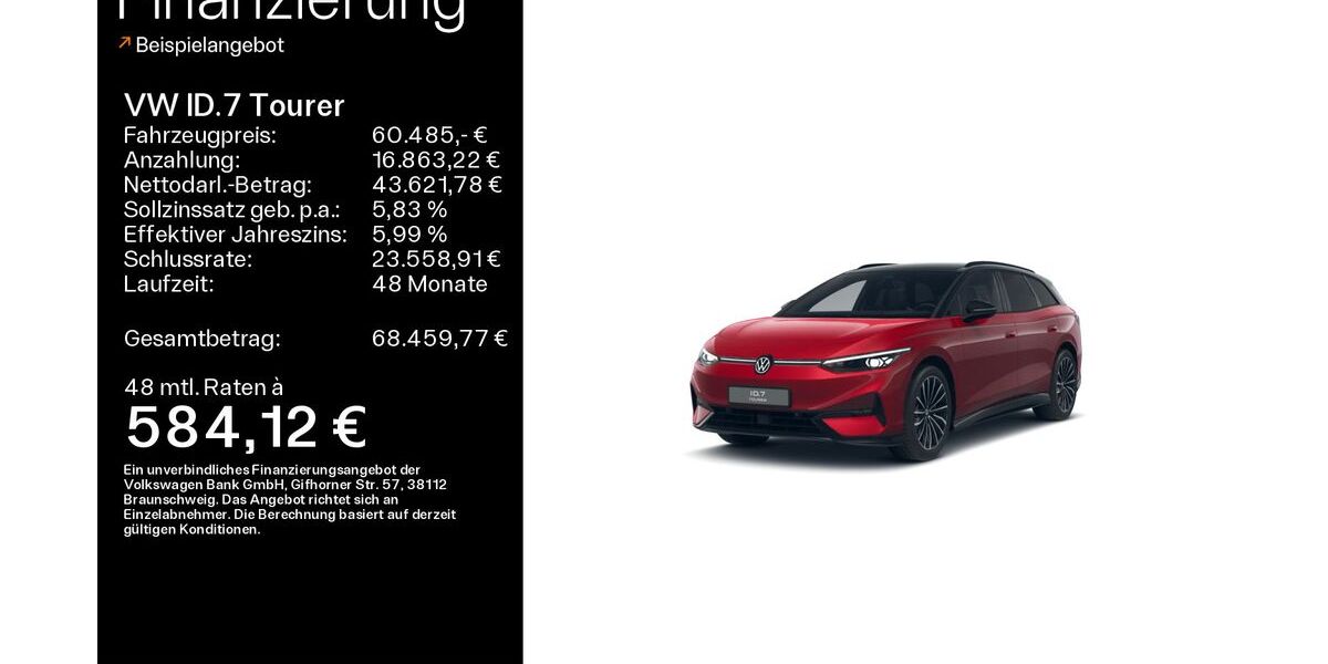 VW ID.7 7.500 km 60.485 &euro; Mühlheim 63165