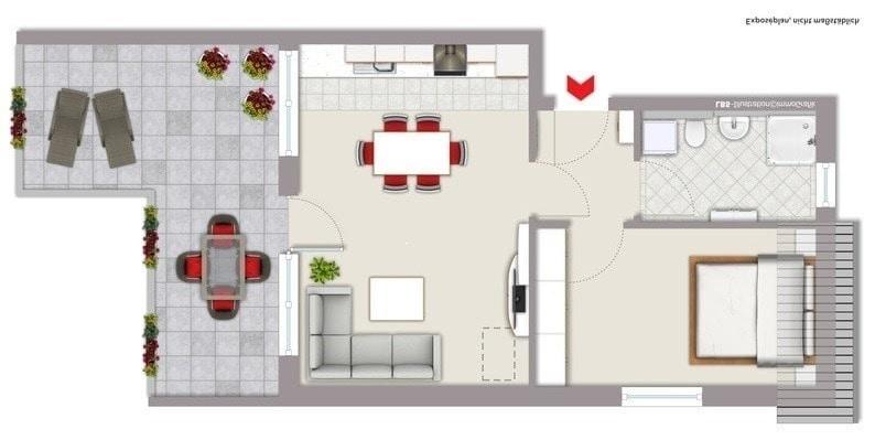 Maisonettenwohnung Groß-Umstadt Umstadt - 2.5 Zimmer, 85 m&sup2;, 1.150&euro; | Angebot:26660587