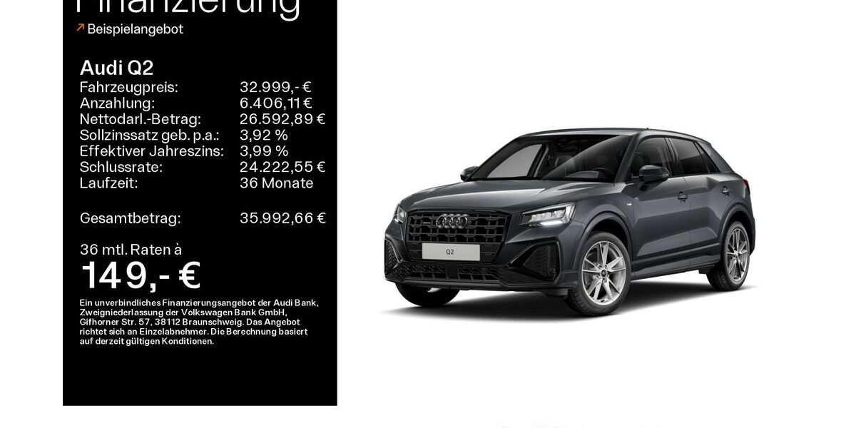 Audi Q2 20.300 km 32.899 &euro; Mühlheim 63165