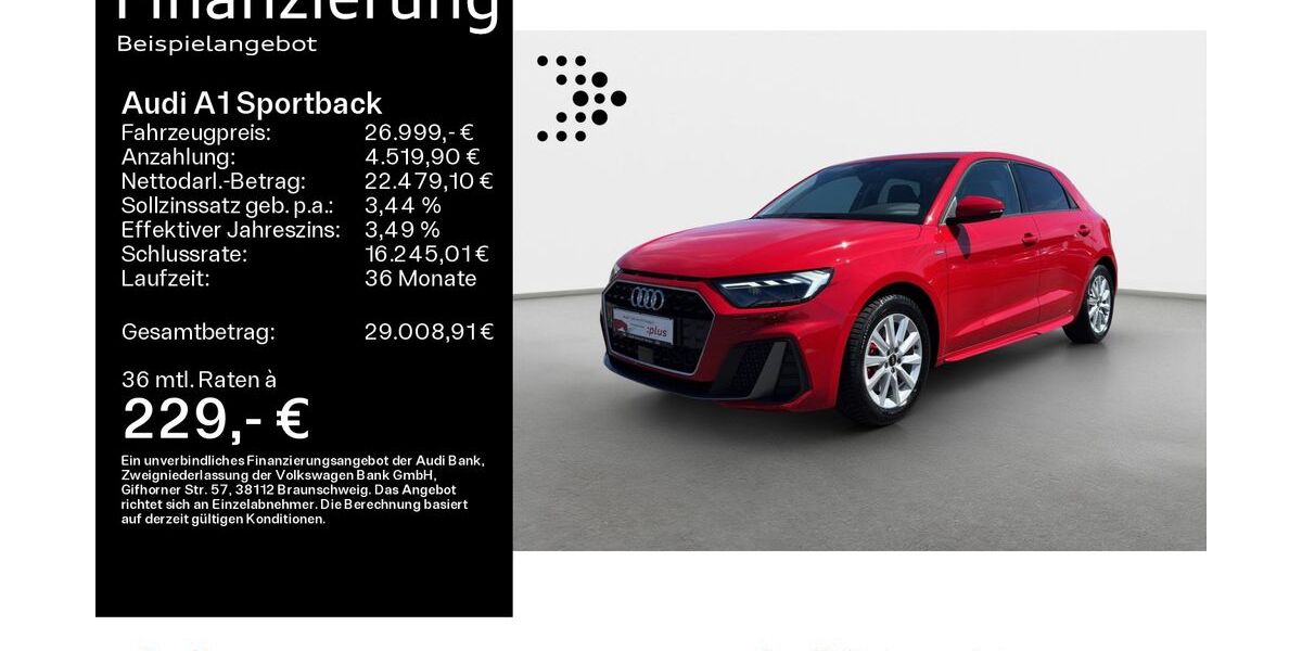 Audi A1 4.400 km 26.999 &euro; Hanau 63452