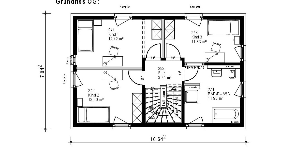 Ihr Einfamilienhaus mit flexibler Raumgestaltung in Heusenstamm malerfertig inkl. Grundstück - Einfamilienhaus Heusenstamm Heusenstamm | Angebot:27284928