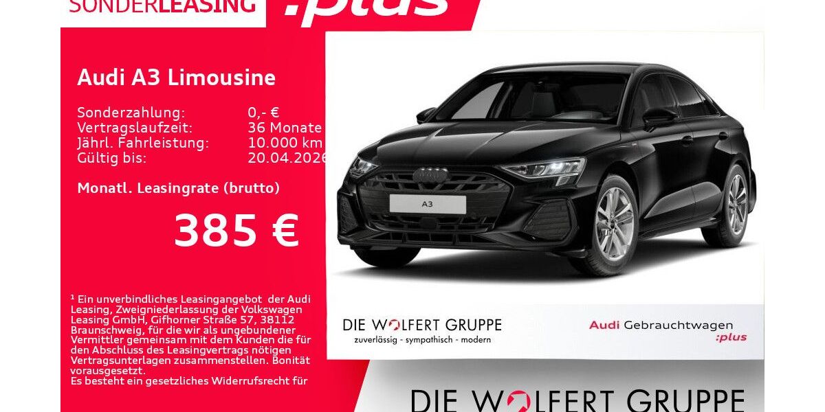 Audi A3 20.571 km 36.175 &euro; Großwallstadt 63868