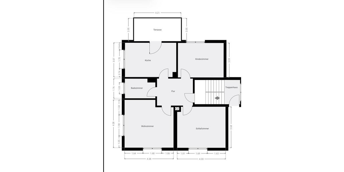 Erdgeschoßwohnung Neuberg - 4 Zimmer, 80 m&sup2;, 1.490&euro; | Angebot:26429883