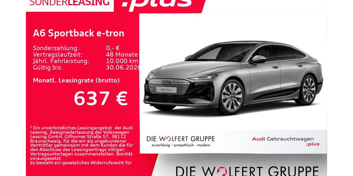 Audi A6 e-tron 15.693 km 68.350 &euro; Großwallstadt 63868