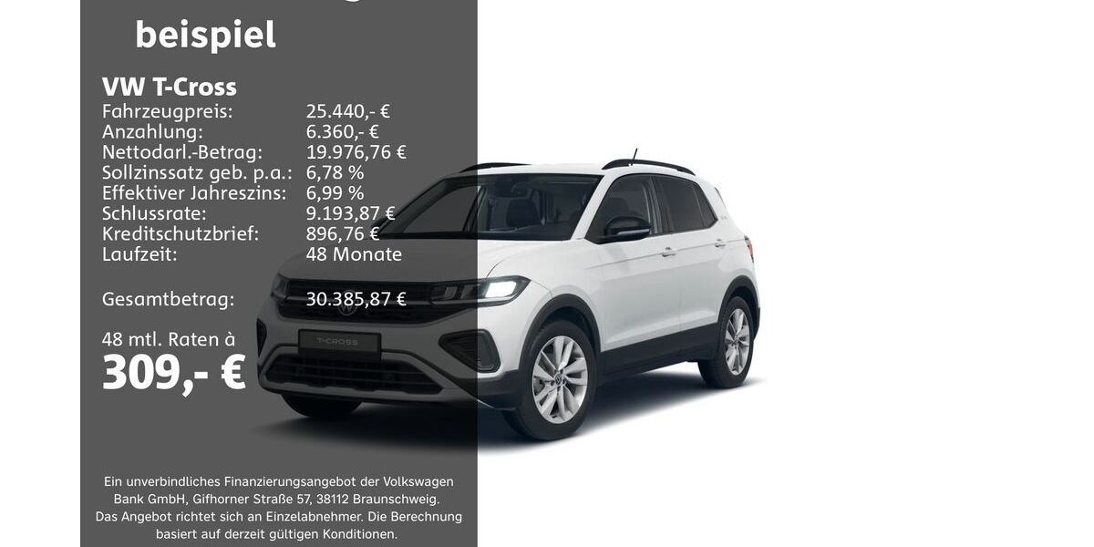 VW T-Cross 11.777 km 25.440 &euro; Groß-Umstadt 64823