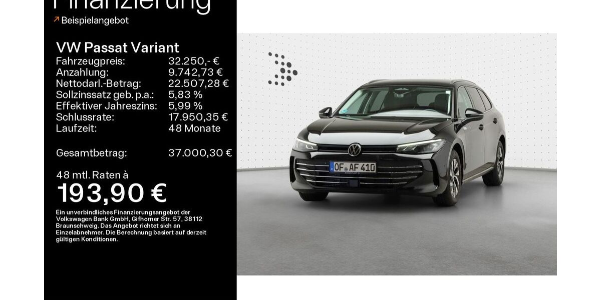 VW Passat Variant 39.900 km 31.985 &euro; Mühlheim 63165