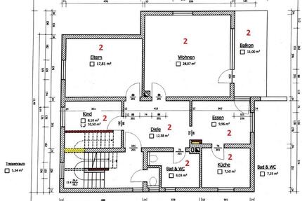 Wohnung Eppertshausen - 3.5 Zimmer, 92 m&sup2;, 1.200&euro; | Angebot:25224560