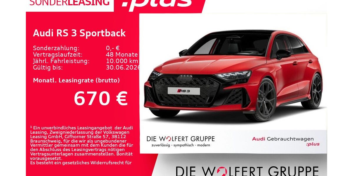 Audi RS3 5.326 km 64.985 &euro; Großwallstadt 63868
