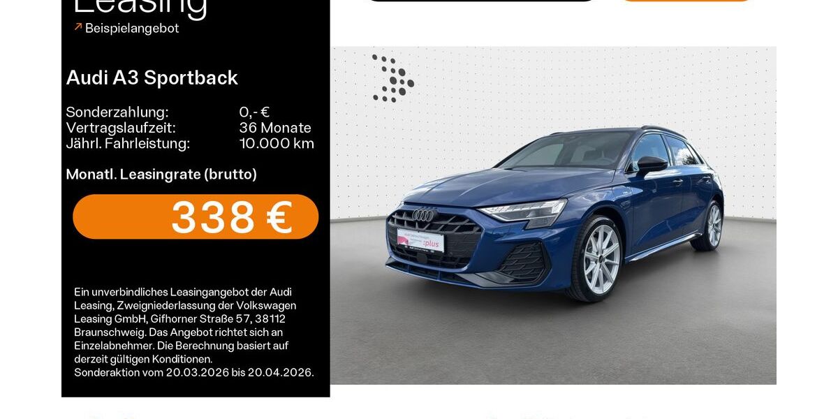 Audi A3 6.100 km 41.699 &euro; Hanau 63452