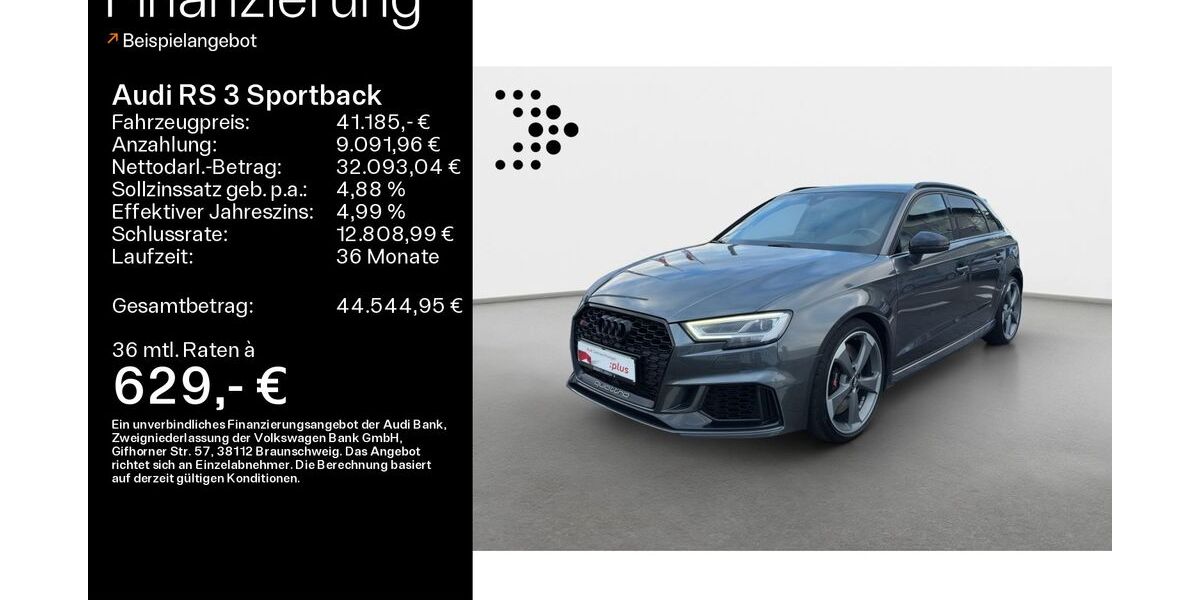 Audi RS3 61.745 km 41.185 &euro; Linsengericht 63589