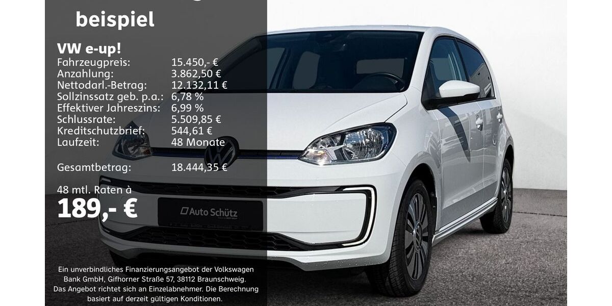 VW e-up! 36.465 km 15.450 &euro; Groß-Umstadt 64823