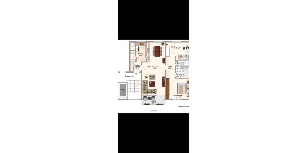 Etagenwohnung Rodenbach - 3 Zimmer, 86 m&sup2;, 990&euro; | Angebot:26649784
