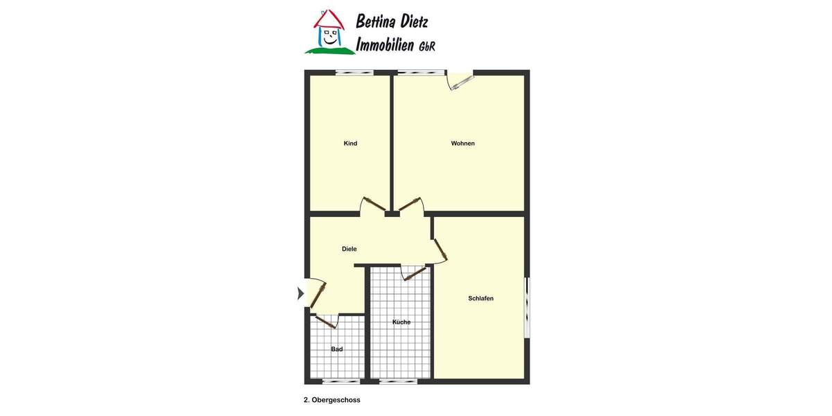 Etagenwohnung Münster - 3 Zimmer, 69 m&sup2;, 235.000&euro; | Angebot:25741169