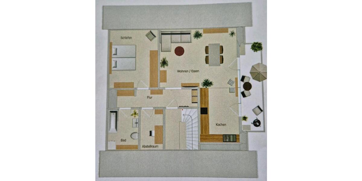 Dachgeschoßwohnung Johannesberg - 2.5 Zimmer, 60 m&sup2;, 650&euro; | Angebot:26563205