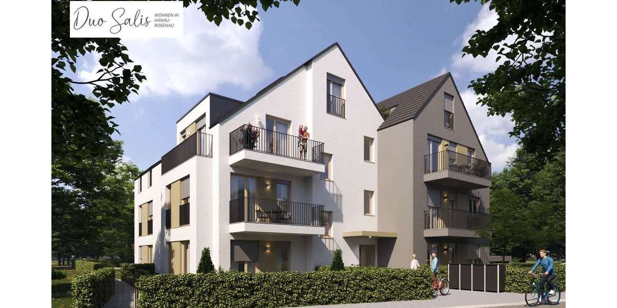 Etagenwohnung Hanau Lamboy - 2 Zimmer, 52 m&sup2;, 305.000&euro; | Angebot:26846143