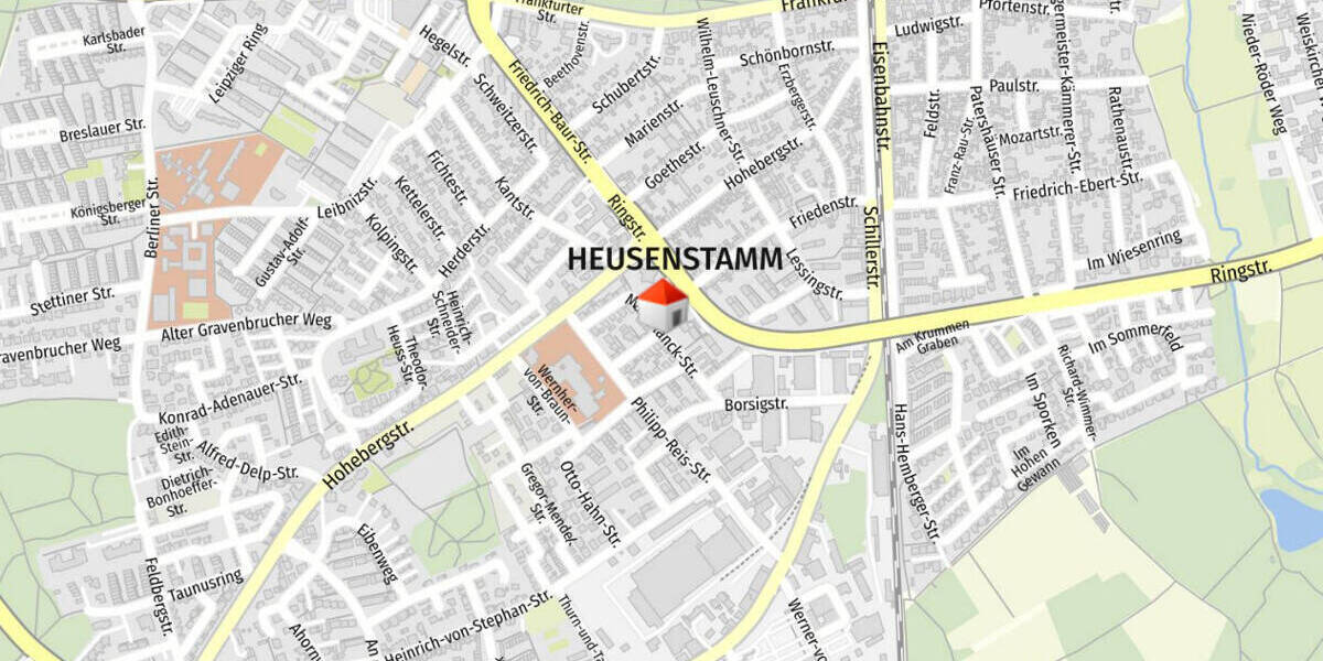 Etagenwohnung Heusenstamm - 3 Zimmer, 73 m&sup2;, 247.000&euro; | Angebot:25683798