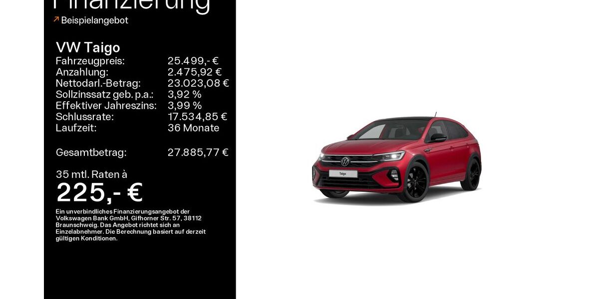 VW Taigo 29.300 km 25.499 &euro; Linsengericht 63589