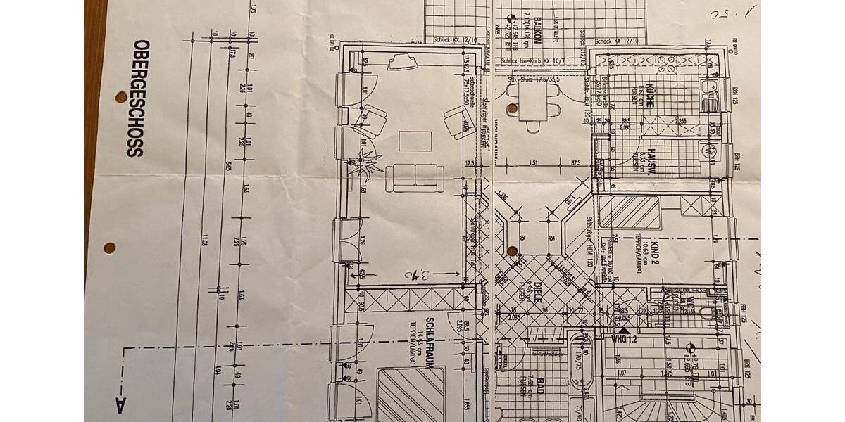 Etagenwohnung Gelnhausen - 3 Zimmer, 105 m&sup2;, 1.150&euro; | Angebot:23797809