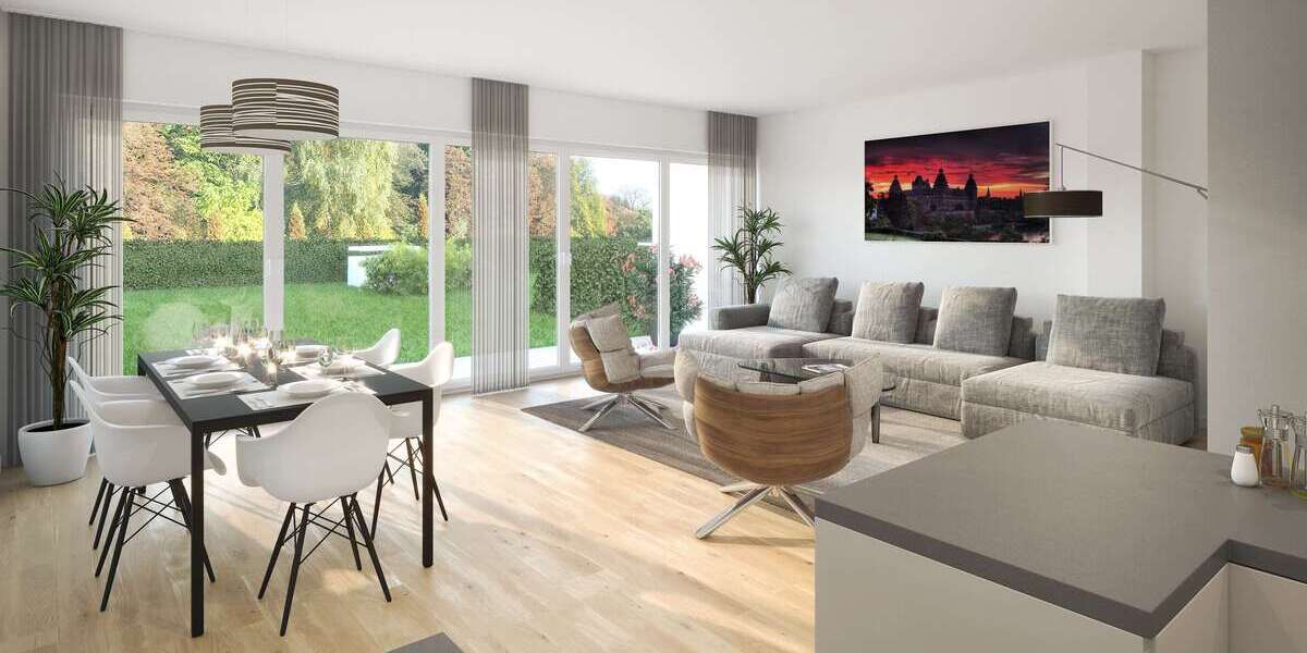 Etagenwohnung Aschaffenburg Stadtmitte - 2 Zimmer, 53 m&sup2;, 310.000&euro; | Angebot:26323520