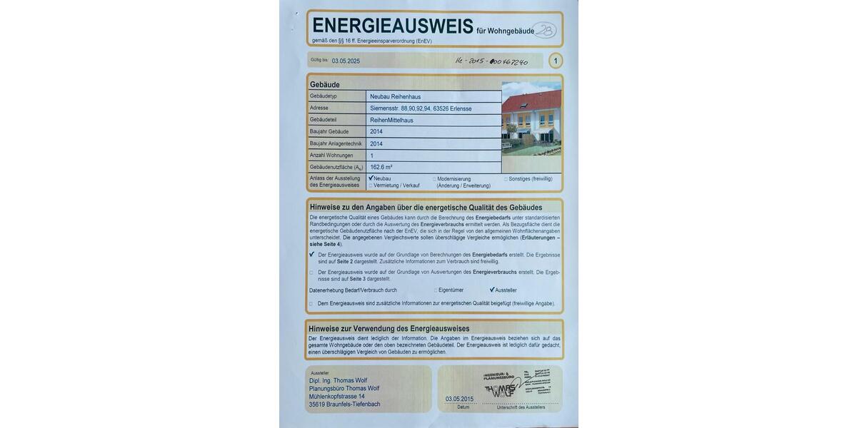 Reihenhaus Erlensee - 5 Zimmer, 141 m&sup2;, 549.000&euro; | Angebot:26271975