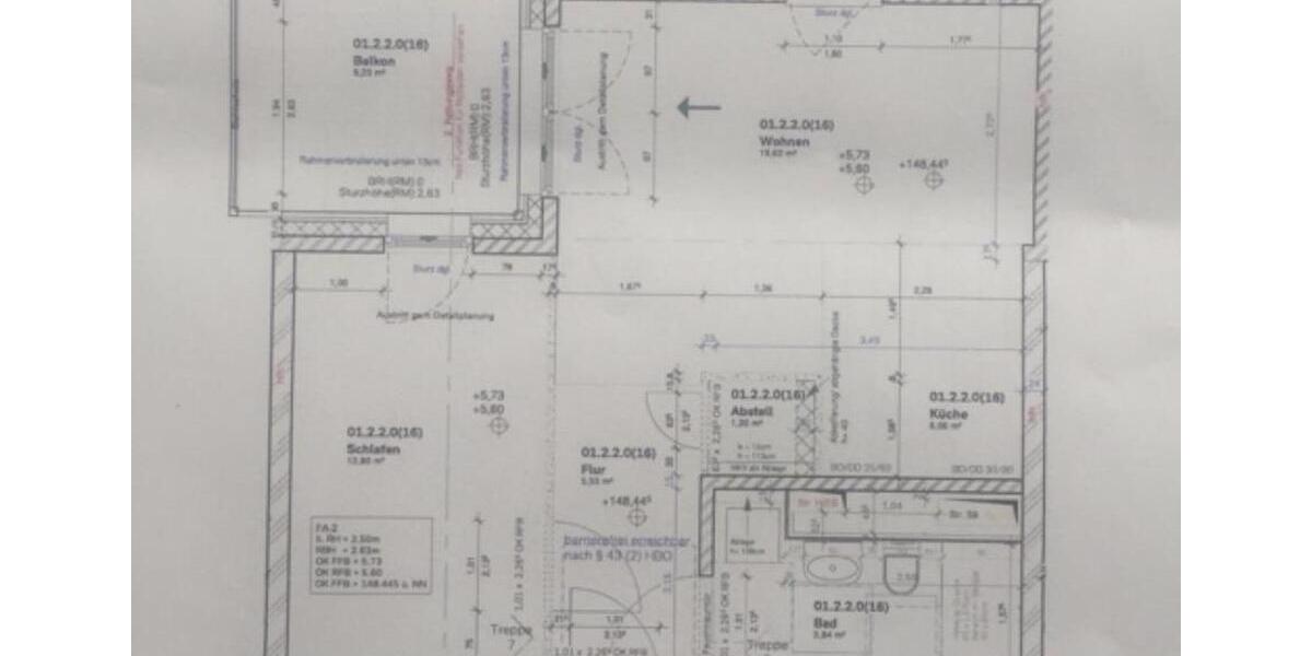 Etagenwohnung Dietzenbach - 2 Zimmer, 56 m&sup2;, 940&euro; | Angebot:25925140