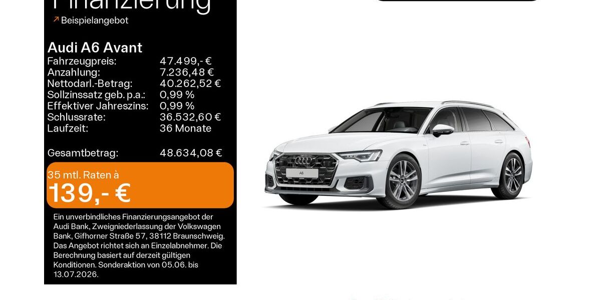 Audi A6 24.300 km 47.499 &euro; Linsengericht 63589