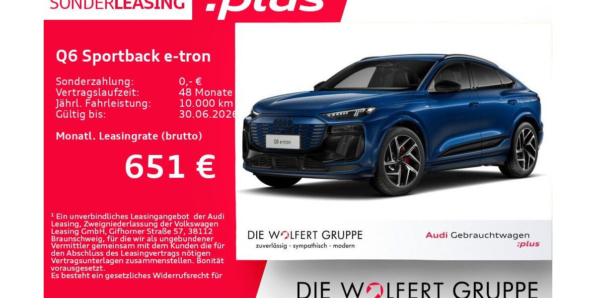 Audi Q6 e-tron 9.026 km 66.290 &euro; Großwallstadt 63868